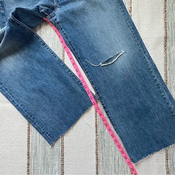 SLVRLAKE Grace Crop Rockaway High Rise Wide Leg Jeans Women’s Size 29 - Picture 3 of 9